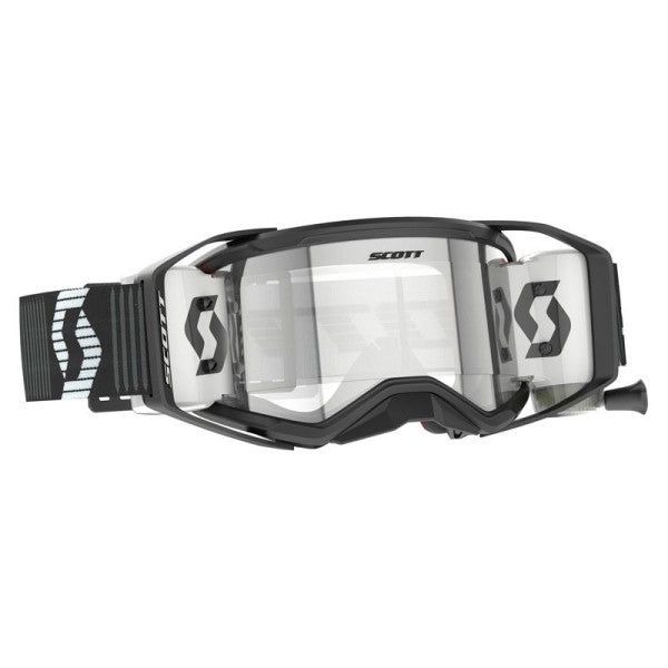 Lunette de Motocross Prospect 2.0 WFS Roff-Off Scott noir et blanc