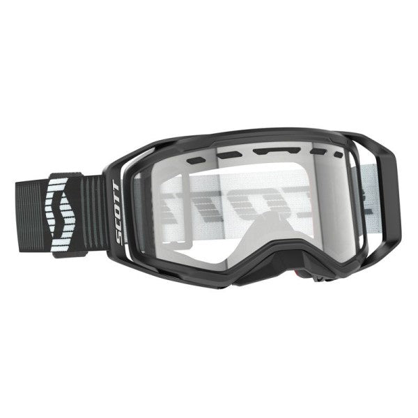 Lunette de Motocross Prospect 2.0 Enduro Lentille Claire noir et blanc