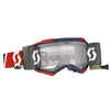 Lunette de Motocross Fury WFS Scott rouge et bleu