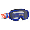 Lunette de Motocross Primal Junior Scott bleu