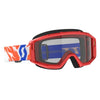 Lunette de Motocross Primal Junior Scott rouge