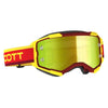 Lunettes de Motocross Fury Scott rouge et jaune