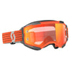 Lunettes de Motocross Fury Scott gris et orange