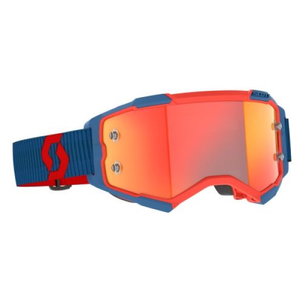 Lunettes de Motocross Fury Scott bleu et rouge