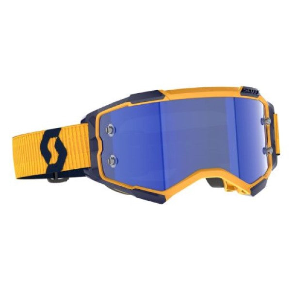 Lunettes de Motocross Fury Scott jaune et bleu