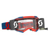 Lunette de Motocross Fury WFS Scott bleu et rouge