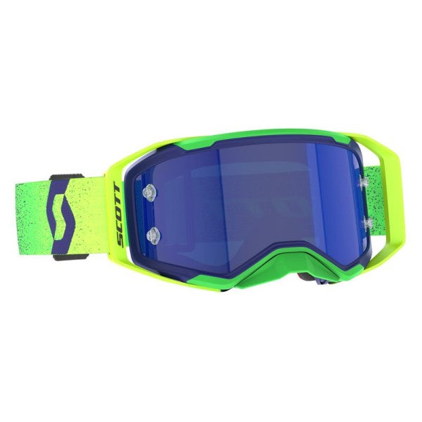Lunette de Motocross Prospect 2.0 AMP Scott mauve et jaune lentille miroir