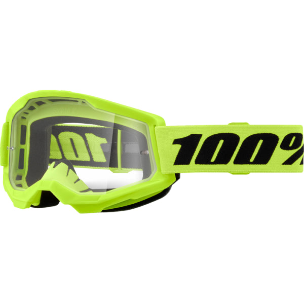 Lunettes de Motocross Strata 2 Lentille Clair Haute visibilité 