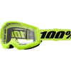 Lunettes de Motocross Strata 2 à Lentille Claire 100% Vert