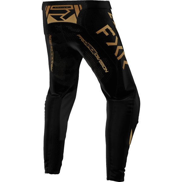 Pantalon de Motocross Helium MX Noir/Or de derrière