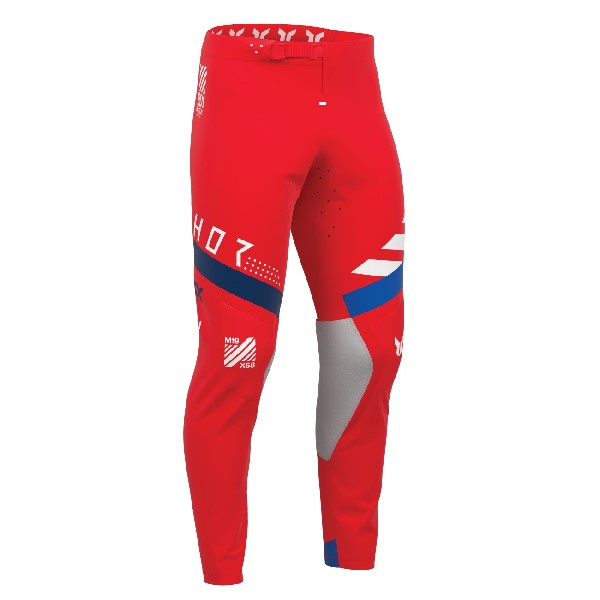 Pantalon de Motocross Sportmode Synth thor/ rouge/de face