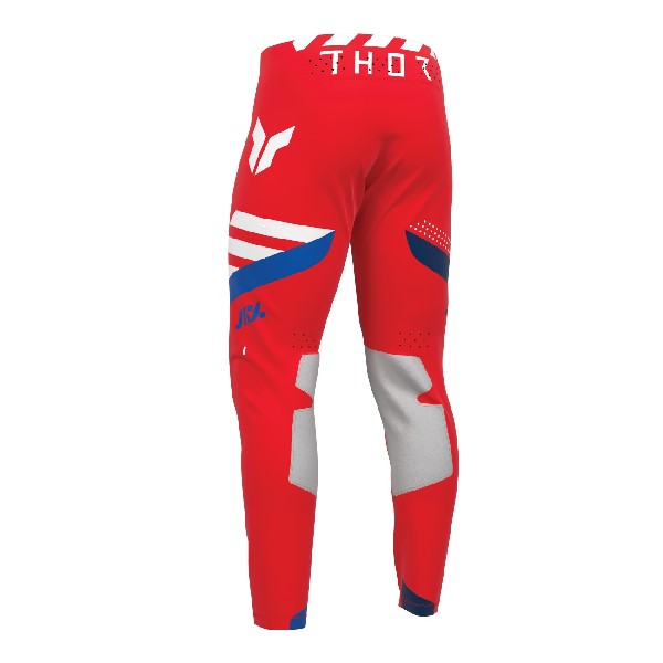 Pantalon de Motocross Sportmode Synth thor/ rouge/de dos