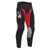 Pantalon de Motocross Launchmode Futura/ rouge noir/de face