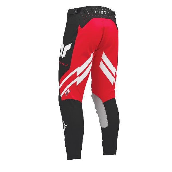 Pantalon de Motocross Launchmode Futura/ rouge noir/de dos