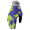 Gants de Motocross Launchmode Bleu Jaune