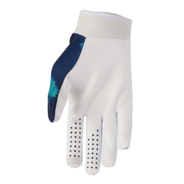Gants de Motocross Launchmode Bleu/Blanc