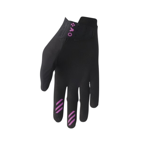 Gants de Motocross Sportmode Femme Noir Rose, Paume
