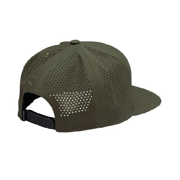 Casquette Badge Thor olive, de dos