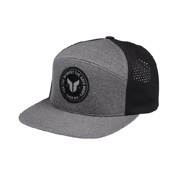 Casquette Badge Thor gris/noir, de face