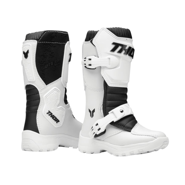 Bottes de Motocross Mini Blitz Xr Ce Junior Thor Blanc/Noir, paire