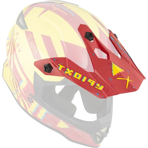 Palette de Casque TX019Y Error Junior Rouge Jaune