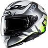 Casque Intégral de Moto F71 Bard Gris/Vert