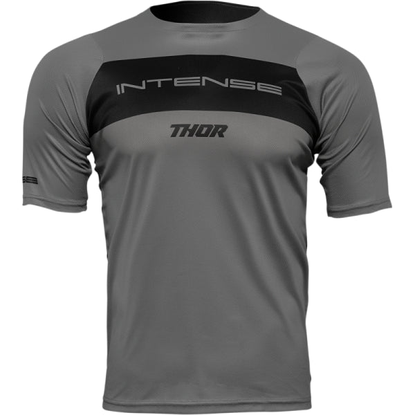 Chandail de Vélo Intense Dart Thor Noir/Gris, de face