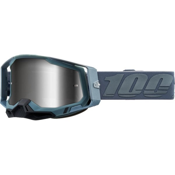 Lunettes de Motocross Racecraft 2 à Lentille Miroir Gris