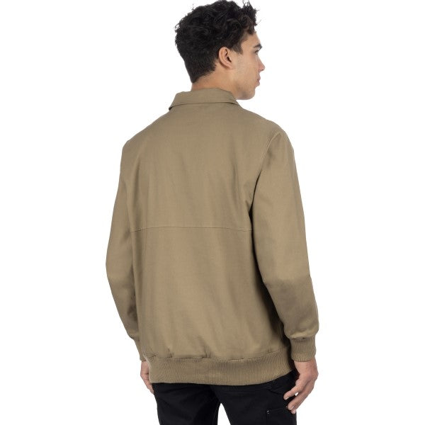 Manteau Canvas Tackle Beige Dos