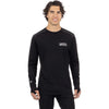 Chandail Sous-Vêtement de Motoneige Tenacious Merino Noir essayage homme de face