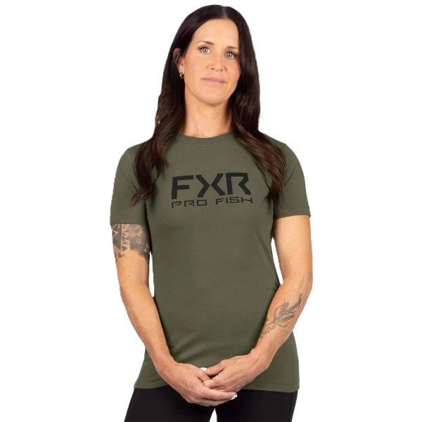 T-Shirt Profish Premium Femme Vert