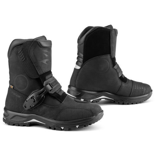 Bottes de Moto Marshall||| Noir, de côté