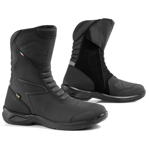 Bottes de Moto Atlas 2| Noir, de face