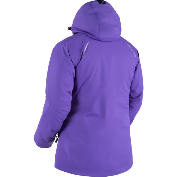 Manteau Element pour Femme mauve Derrière