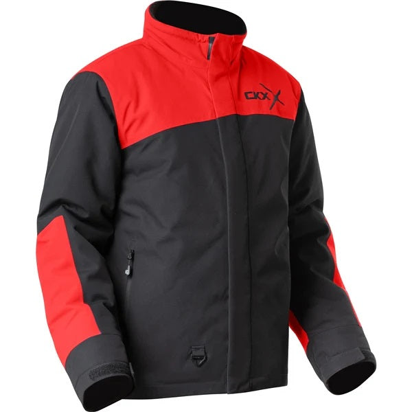 Manteau de Motoneige Journey Rouge/Noir de face