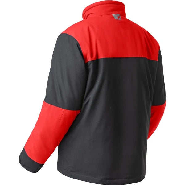 Manteau de Motoneige Journey Rouge/Noir de dos