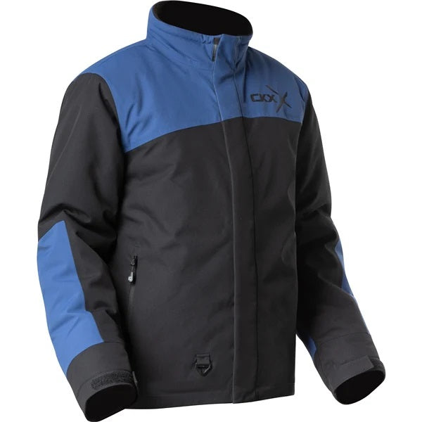 Manteau de Motoneige Journey Bleu/Noir de face