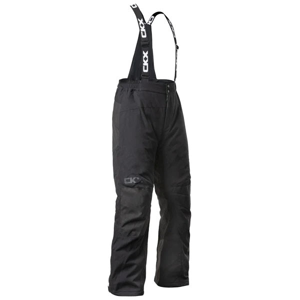 Pantalon de Motoneige Journey Noir Mat de face
