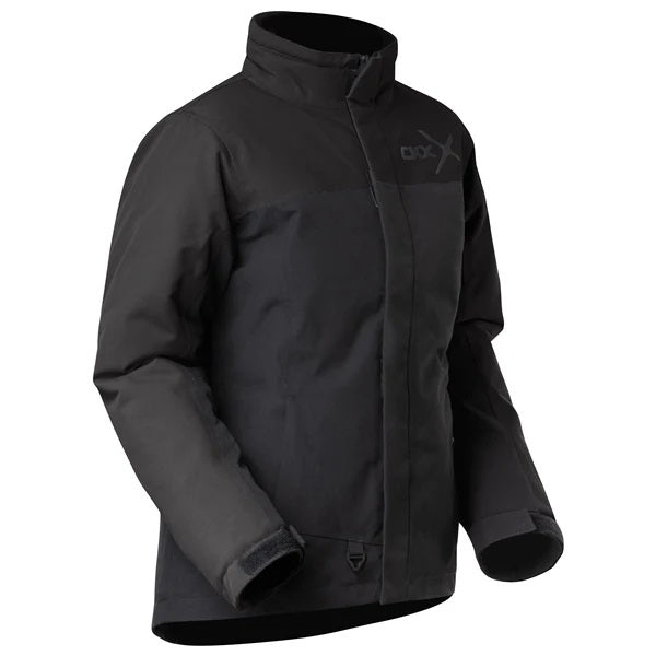 Manteau de Motoneige Journey Femme Noir incliné de face