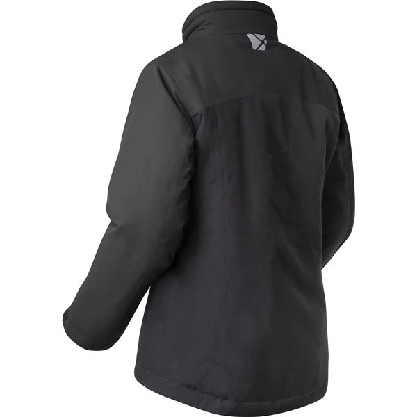 Manteau de Motoneige Journey Femme Noir incliné de dos