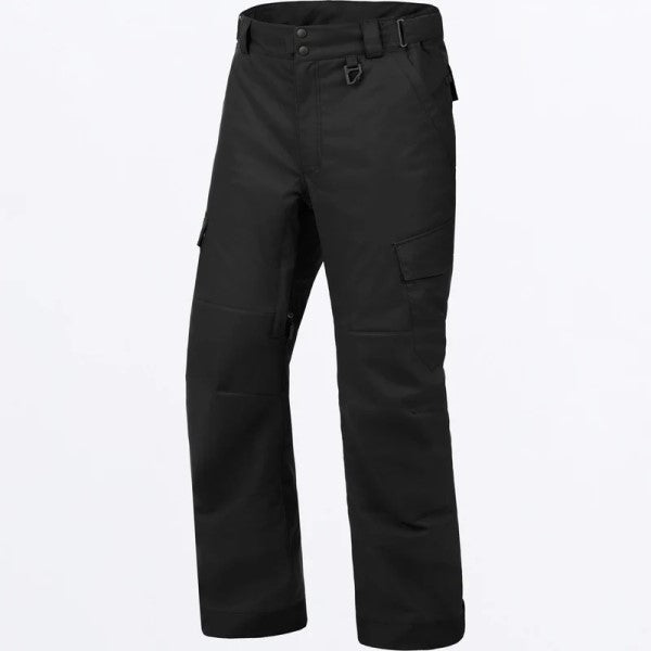 Pantalon de Motoneige Chute noir, de face