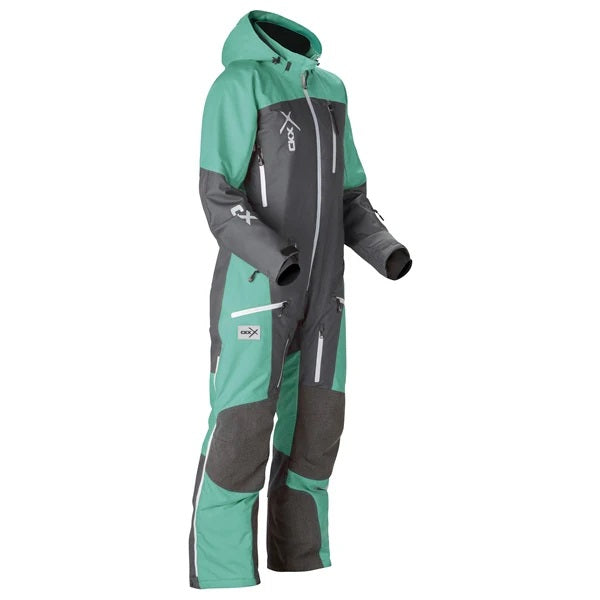 Ensemble de Motoneige Elevation Femme Vert de face