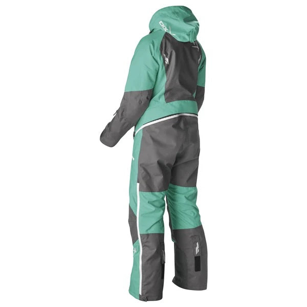 Ensemble de Motoneige Elevation Femme Vert de dos