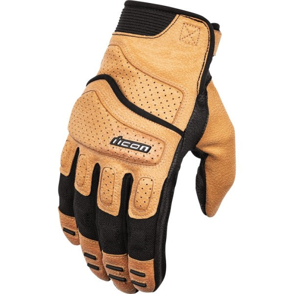 Gants de Moto Superduty 3 CE Femme Brun de l'extérieur