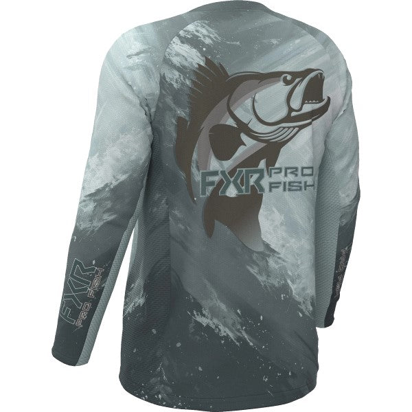 Chandail Big Treble Air UPF Gris de dos