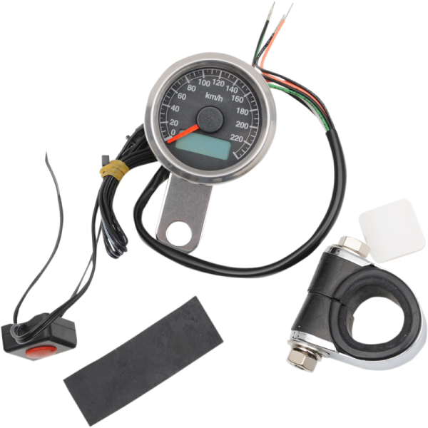 Mini Electronic Speedometer with Odometer/Tripmeter