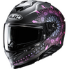 Casque Intégral de Moto I71 NIEL Noir/Mauve