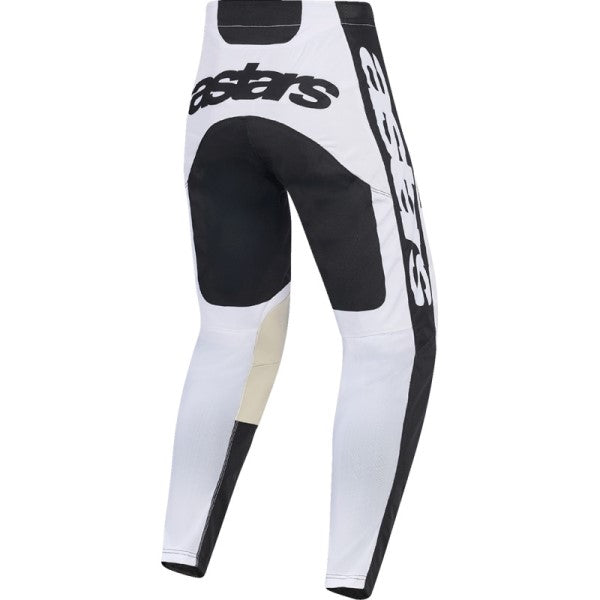 Pantalon de Motocross Racer Riway Blanc/Noir de dos