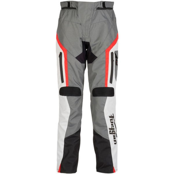 Pantalon de Moto Apalaches Noir/Gris/Rouge de face