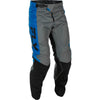 Pantalon de Motocross Kinetic/fly/bleu gris, de face
